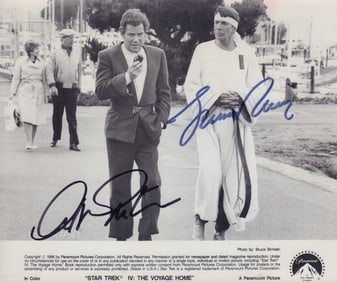 Star Trek Voyage Home cast signed photo
