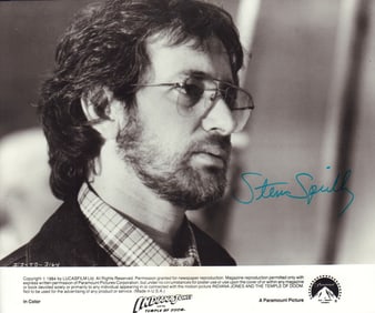 Steven Spielberg signed photograph