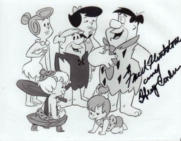 Flintstones signed photograph