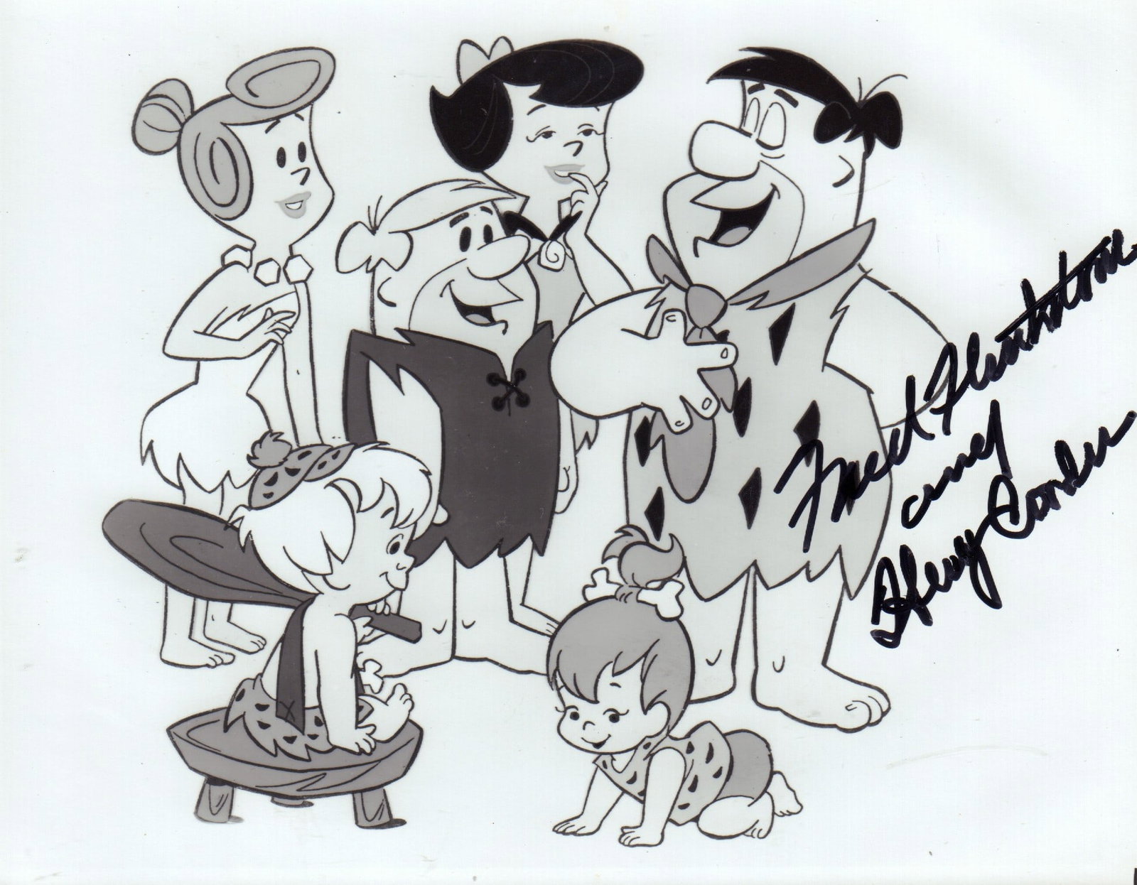Flintstones signed photograph (1 of 1)