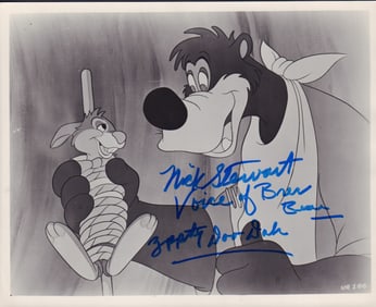 Nick Stewart signed photograph
