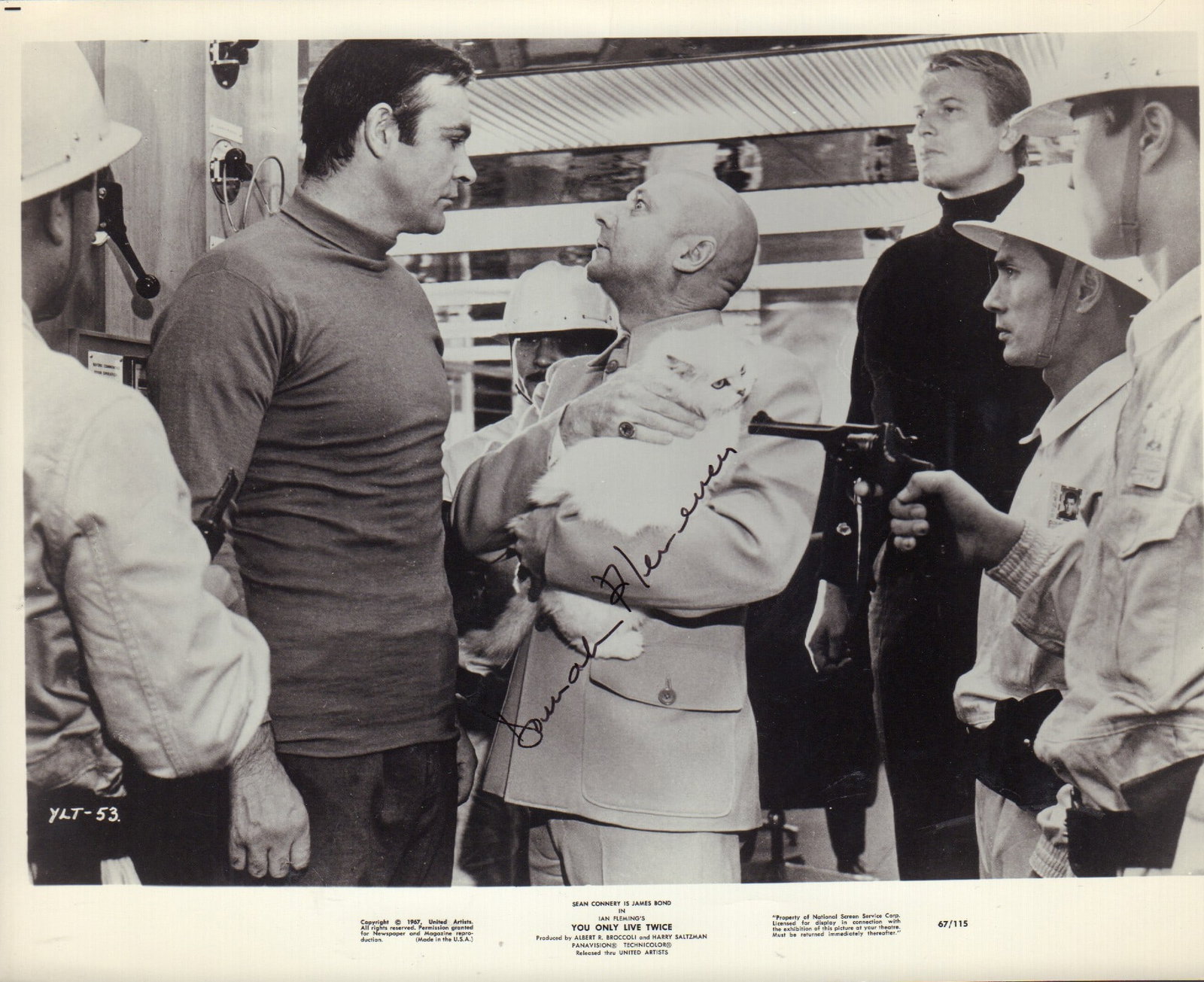 Donald Pleasance signed James Bond photograph (1 of 1)