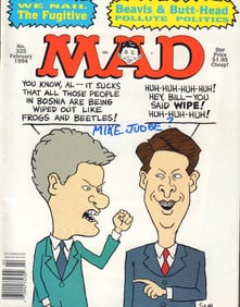 Mike Judge signed MAD Magazine