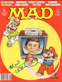 Charles Martinet signed MAD magazine