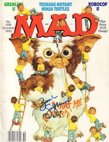 Gremlins MAD magazine signed