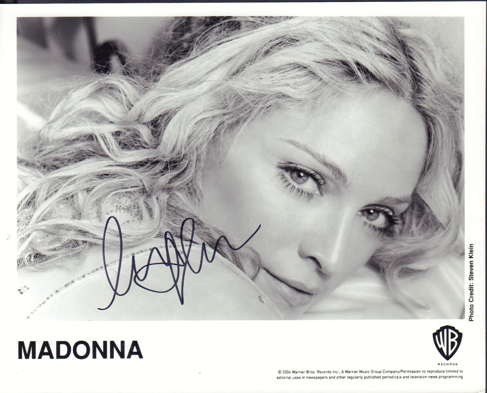 Madonna signed photograph (1 of 1)
