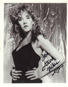 Stevie Nicks signed photograph