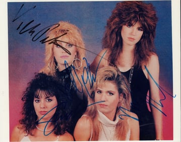 The Bangles signed photo