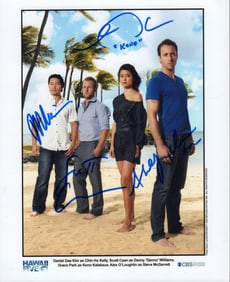Hawaii 5-0 cast signed photograph
