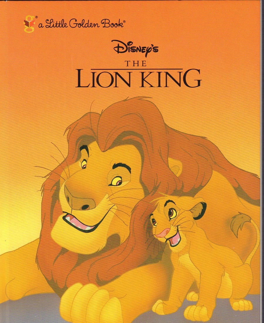 Lion King Golden Book signed (1 of 2)