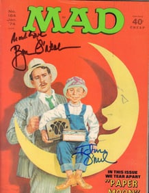 Paper Moon signed cast MAD magazine