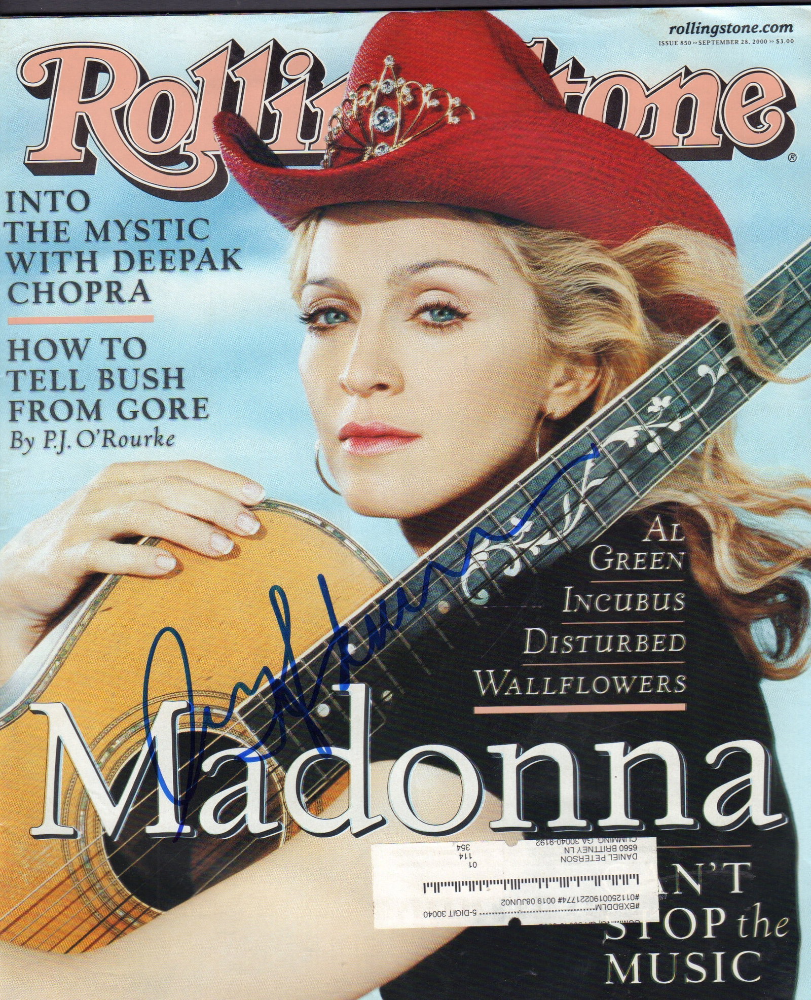 Madonna Rolling Stone magazine (1 of 1)