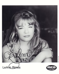 Lee Ann Rimes signed photo