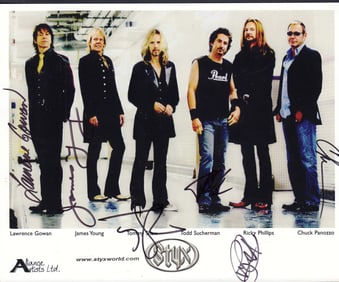 Styx signed photograph