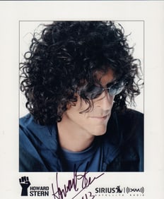 Howard Stern signed photo