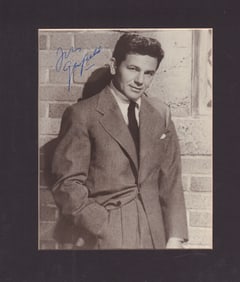 John Garfield signed photograph