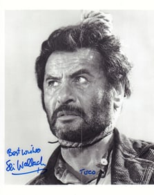 Eli Wallach signed photo