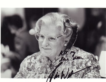 Robin Williams signed photo