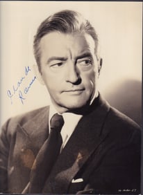 Claude Rains signed photograph