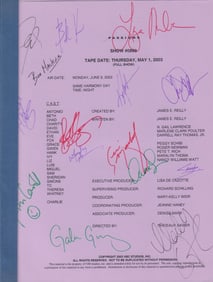 Passions cast signed script