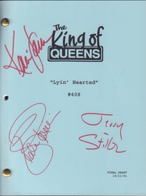 The King of Queens cast signed script