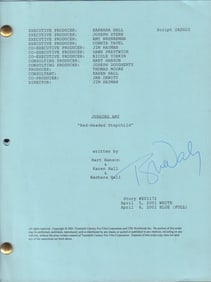 Tyne Dalys personal script from Judging Amy
