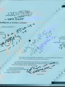 King of the Hill cast signed script