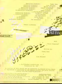 Strong Medicine stars personal script