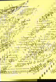 Bold and the Beautiful cast signed script