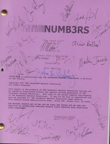 Numb3rs cast siigned script