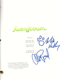 Swingtown script signed by creators