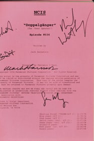NCIS script cast signed