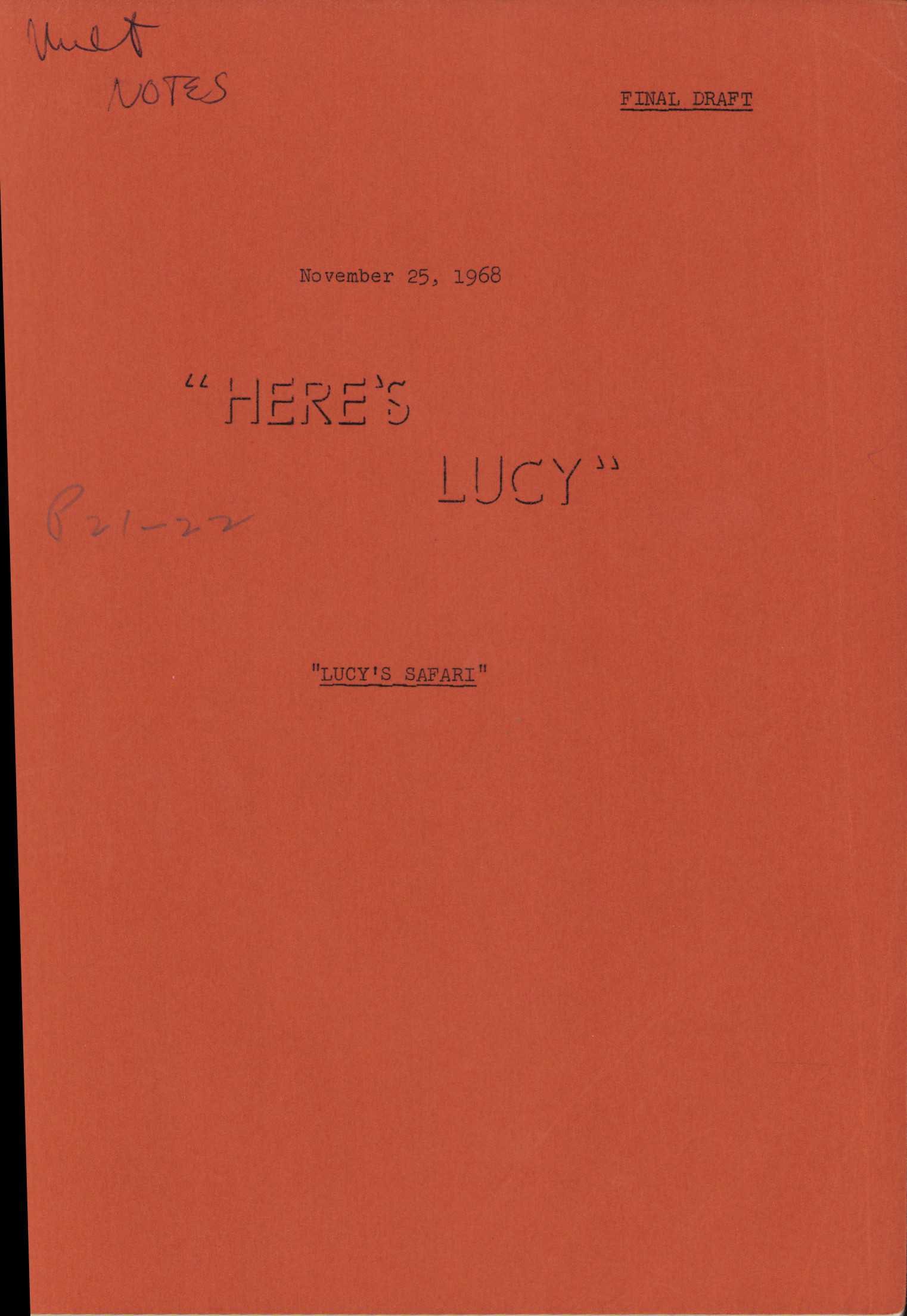 Here's Lucy personal script (1 of 1)