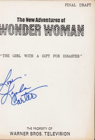 Wonder Woman signed script