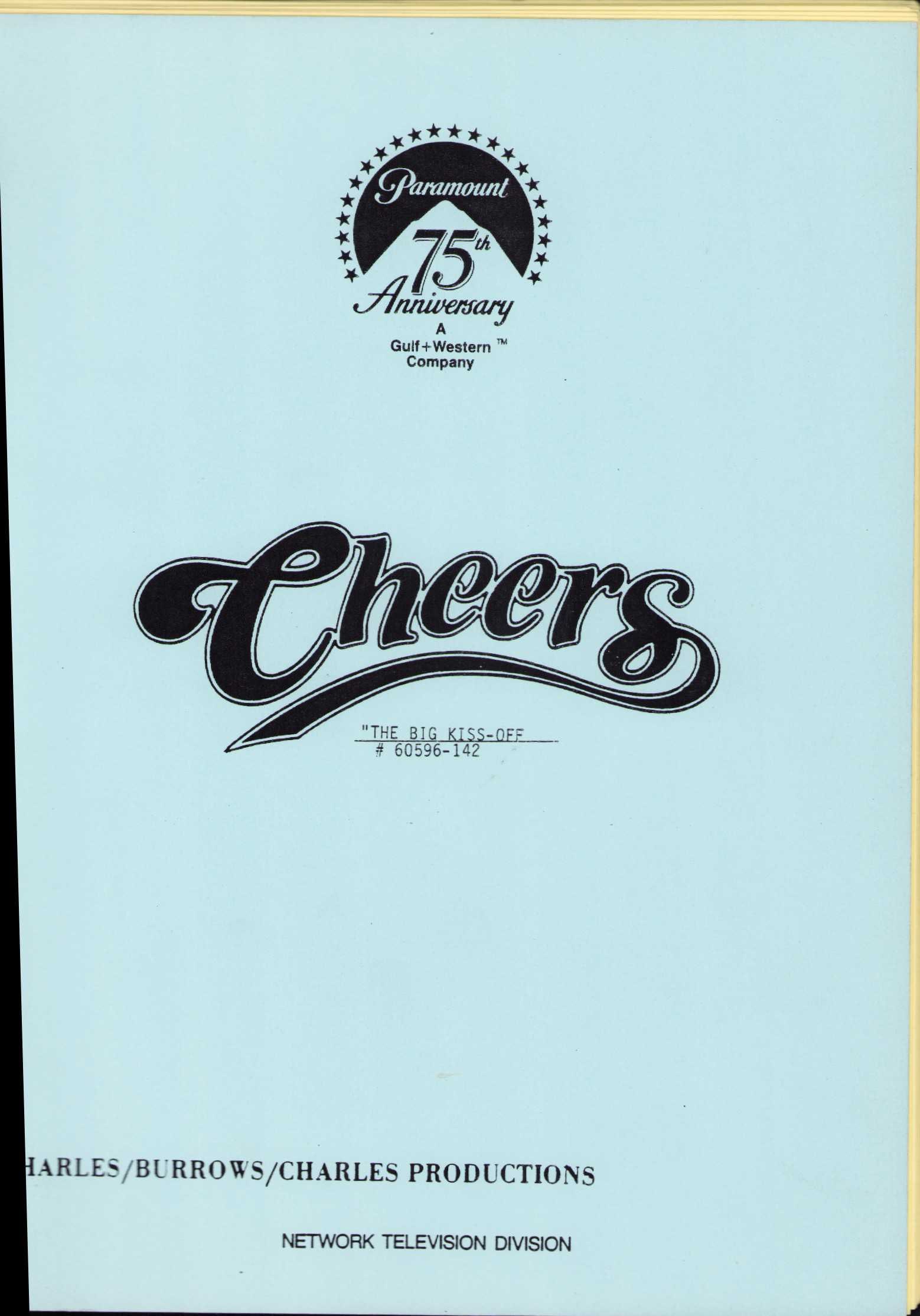 Cheers set used original script (1 of 1)