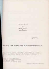 Big Top Pee Wee script