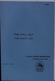 The Fall Guy original script