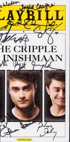 The Cripple signed cast Playbill