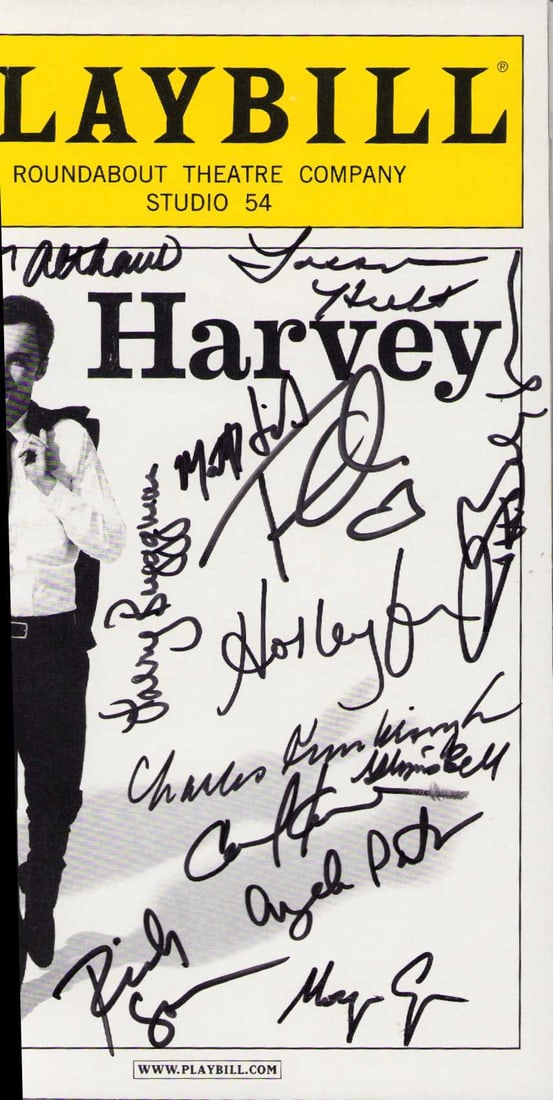 Harvey cast signed Broadway playbill (1 of 1)