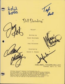 Still Standing cast signed script