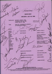 Passions cast signed script