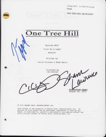 One Tree Hill cast signed script