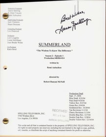Summerland Aaron Spelling signed