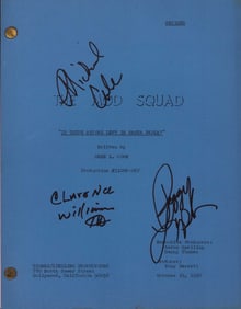 Mod Squad cast signed script