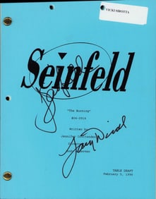Seinfeld rare signed script