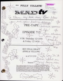 MAD TV signed script