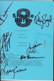 8 Simple Rules cast signed script