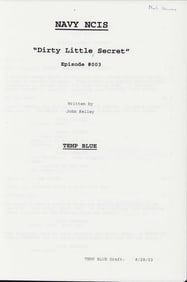 Navy NCIS owned script