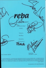 Reba cast signed script