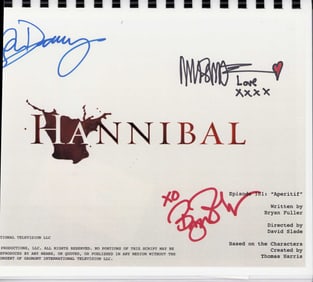 Hanibal script signed